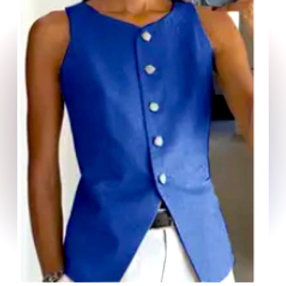 TRENDY VEST WITH BUTTONS WAISTCOAT S/M